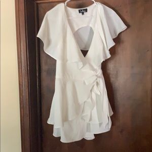 Lulus white Scort Romper